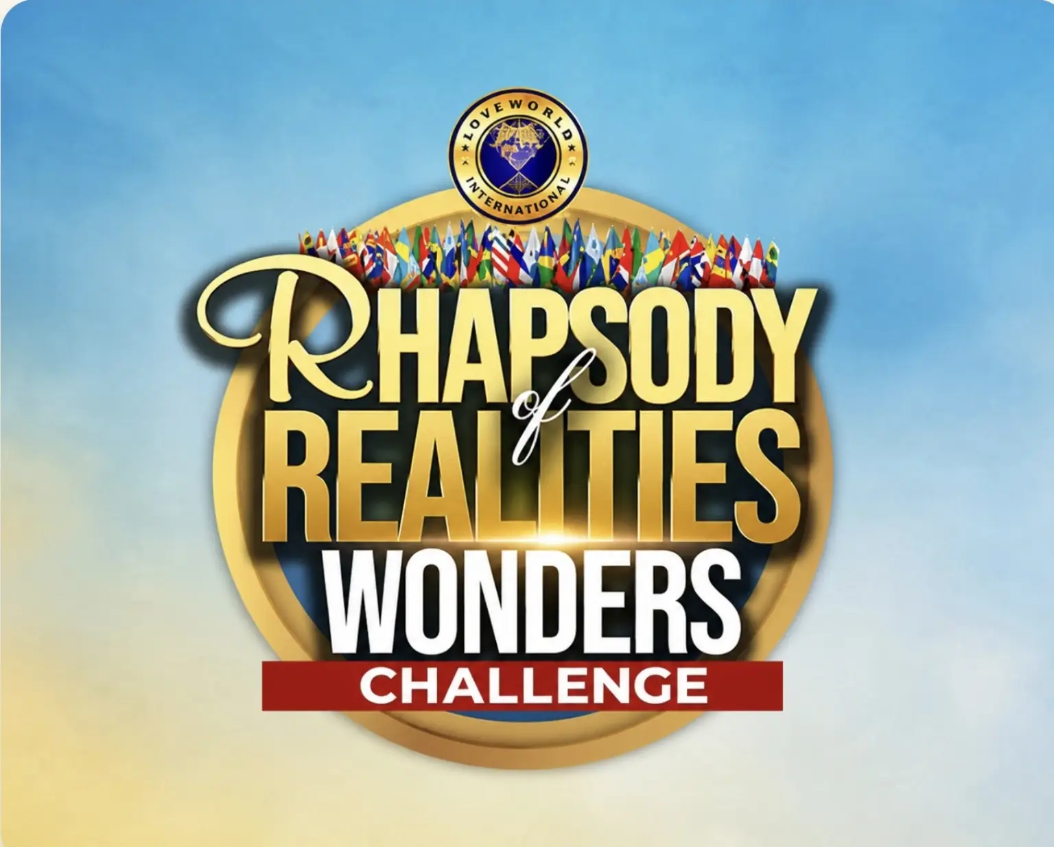 Rhapsody of Realities Wonders Challenge emblem